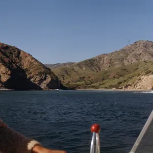 Santa Cruz Island from Boat