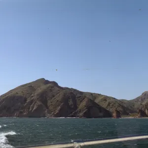 Santa Cruz Island from Boat