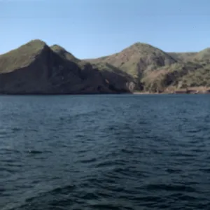Santa Cruz Island from Boat