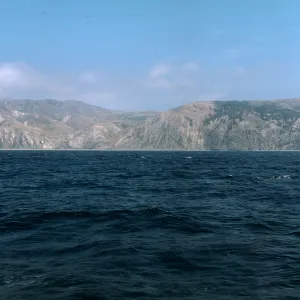 Santa Cruz Island from boat