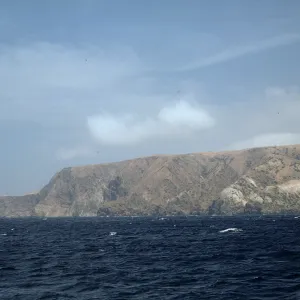 Santa Cruz Island from boat