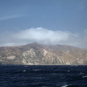 Santa Cruz Island from boat