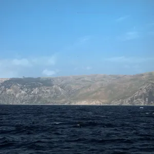 Santa Cruz Island from boat