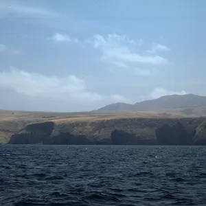 Santa Cruz Island from boat
