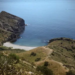 Overlooking Coches Prietos Anchorage on Santa Cruz Island