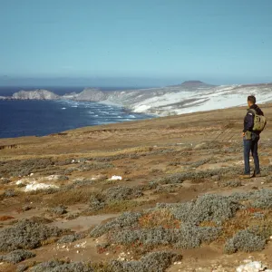 Bob Haller on San Miguel Island