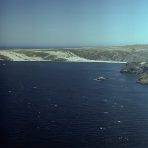 San Miguel Island from the air