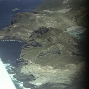 Harris Point on San Miguel Island from the air