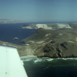 Harris Peninsula on San Miguel Island from the air