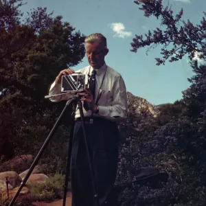 photographer in the Garden