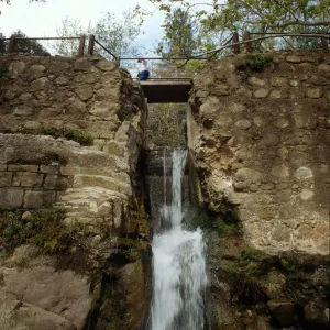 Mission Dam waterfall