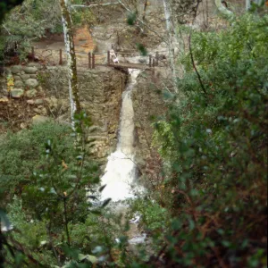 Mission Creek flooding through the Mission Dam