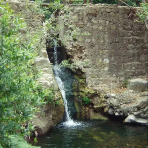 Mission Creek pool beneath the Mission Dam