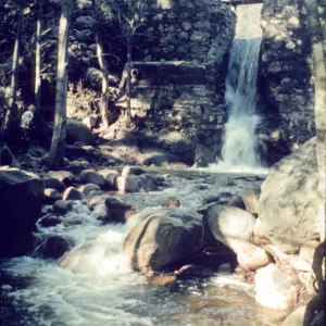 Mission Creek waterfall, Mission Dam