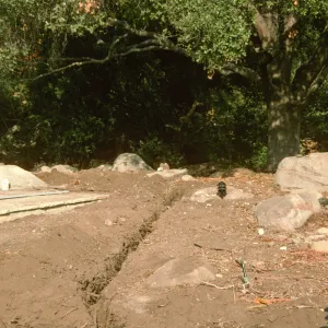 Constructing Home Demonstration Garden 