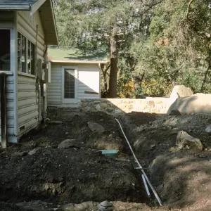 SBBG Home Demonstration Garden construction