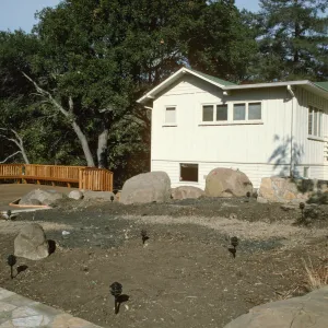 SBBG Home Demonstration Garden construction