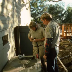 SBBG Home Demonstration Garden construction