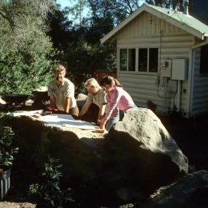 SBBG Home Demonstration Garden construction
