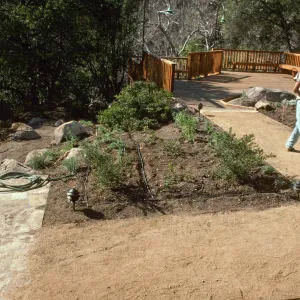 SBBG Home Demonstration Garden construction