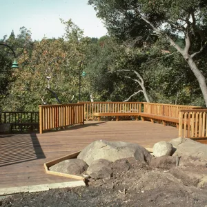 SBBG Home Demonstration Garden construction