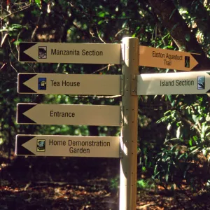 Garden Directional Signage