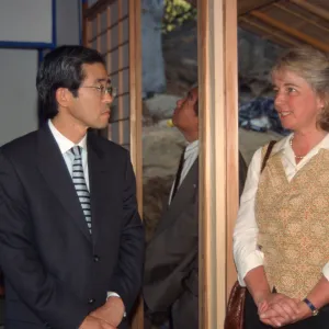 Japanese consul-general visit to Tea House