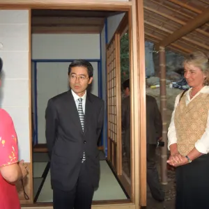 Japanese consul-general visit to Tea House
