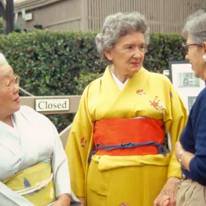 ladies at tea house event