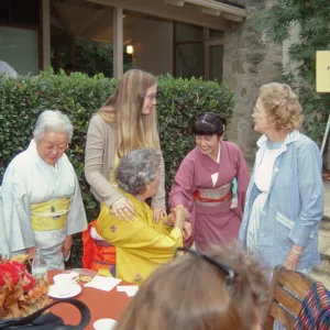 Tea House event in the Courtyard, 2000