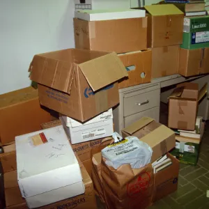 Office storage at SBBG