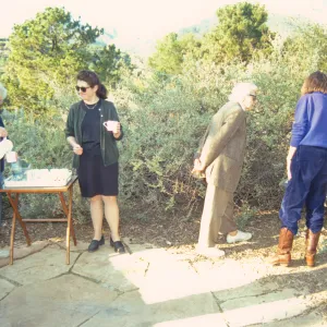 Dedication of Chaparral interpretive panel on the Porter Trail