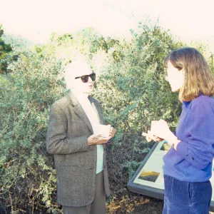 Dedication of Chaparral interpretive panel on the Porter Trail