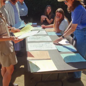 SBBG staff emergency preparation exercise, Courtyard