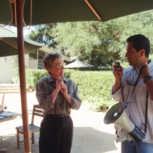 Fire Drill in the courtyard, SBBG staff emergency preparation exercise, Courtyard
