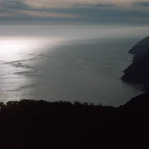 sunset at Valley Anchorage, Santa Cruz Island