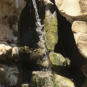 waterfall, Jolla Viejo Canyon, Santa Rosa Island