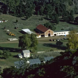 Stanton Ranch, Santa Cruz Island, from above