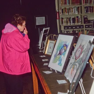Joann Meteger's Class Art Exhibit
