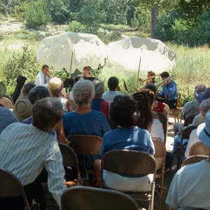 Music Academy of the West Concert, under the Meadow Oaks