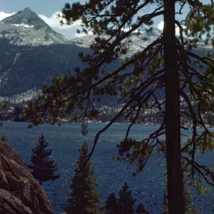 Florence Lake and Mt Shinn from S. Monument