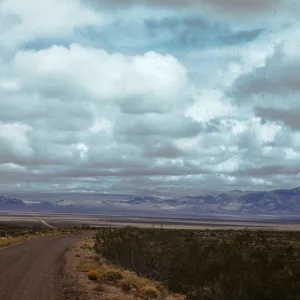 Beatty side of Daylight Pass, Death Valley, clouds