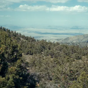 Lucerne Valley from near Big Bear Lake, elevation 3,000 feet