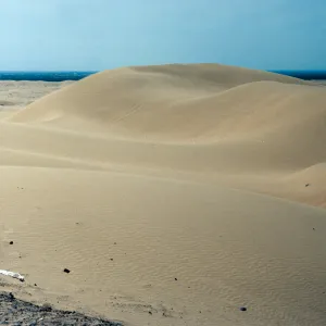 Sand dunes on Highway 78, east of Brawley
