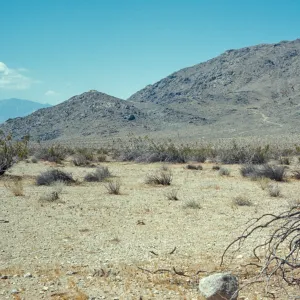 San Bernardino Mtns, Granite Mtns in background