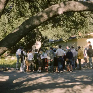 UCSB students at the Garden