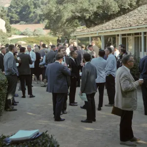 Island Symposium, 1965, gathering in Courtyard