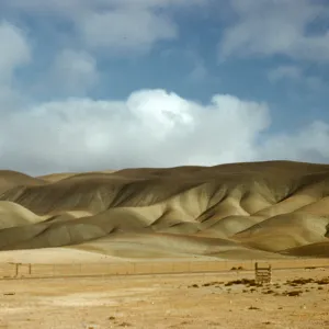 Temblor Ranch Hills from pass on McKittrick Road