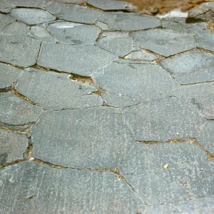 Mammoth Lakes, glacial action on Devil's Postpile