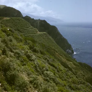 Monterey coast, looking south, Torre Canyon